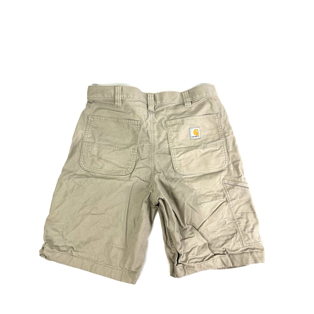 carhartt shorts 33 mens Tan Relaxed Fit - Picture 6 of 9